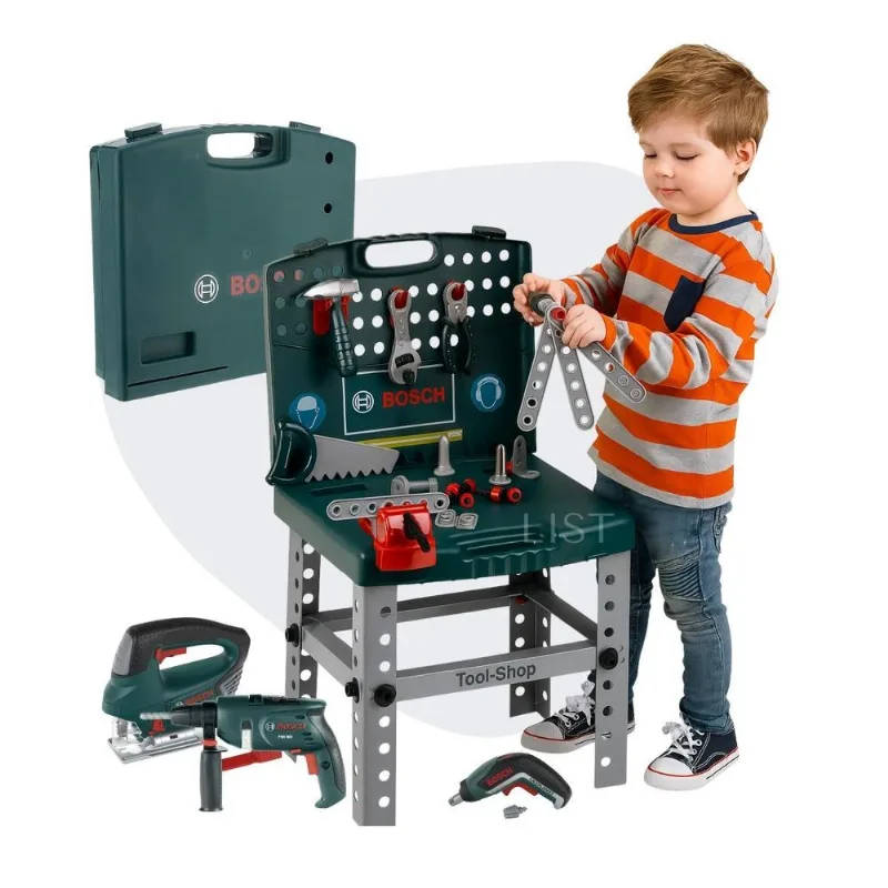 Bancada Infantil Bosch Ferramentas Brinquedo Educativo