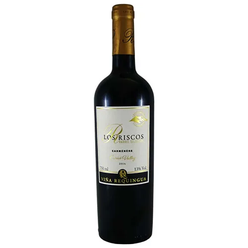 VINHO TINTO CHILENO LOS RISCOS CARMENERE 750ML - CARMENERE