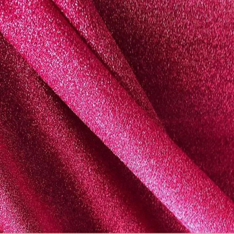 Tecido De Malha Lurex Com Brilho - Pink 2M
