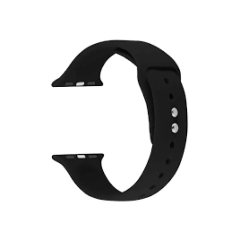 Pulseira Para Smartwatch App 42 Mm Preto Liso Conforto E Estilo