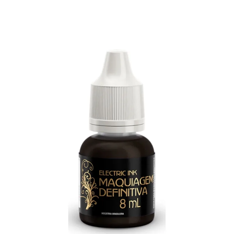 Pigmento para Micropigmentação Electric Ink 8 ml - Cor Dark Chocolate