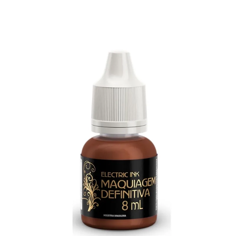 Pigmento Electric Ink para Micropigmentação 8ml - Pele Escuro