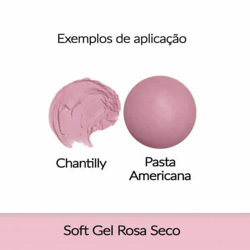 Corante Soft Gel Rosa Seco Confeitaria 25G