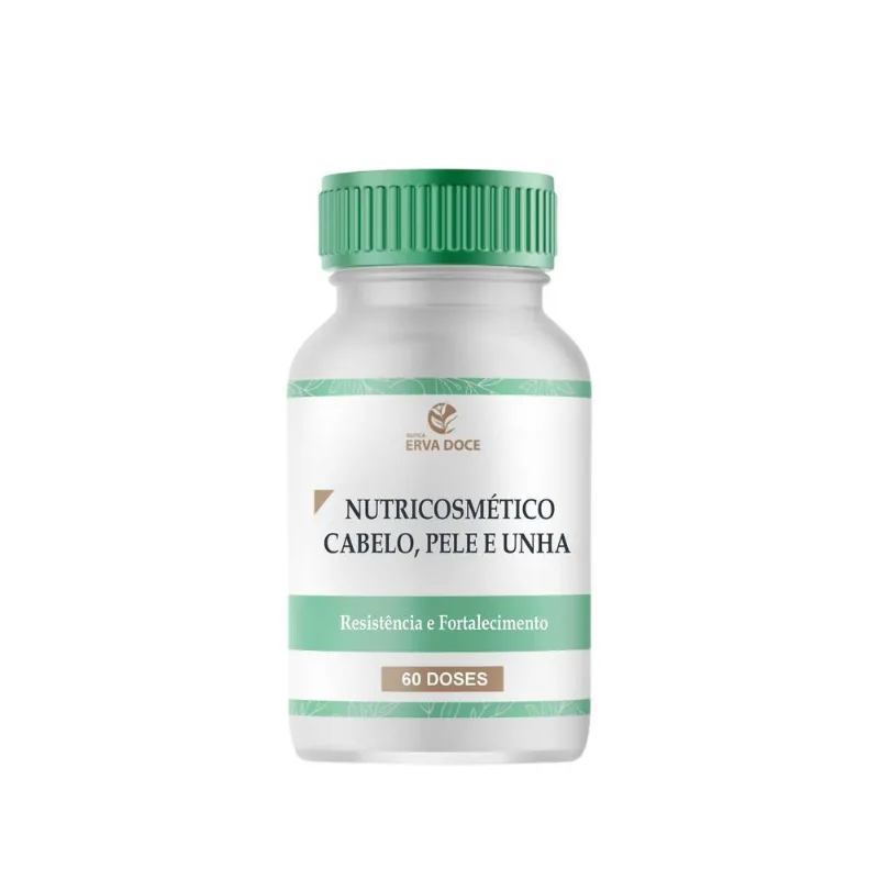 Nutricosmetico Fortalecedor De Cabelo Pele E Unha 60 Doses