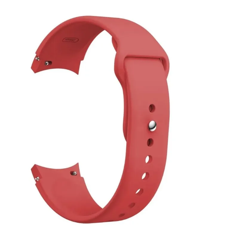Pulseira Para Relógio SAM Watch 7: Lisa Vermelha Premium