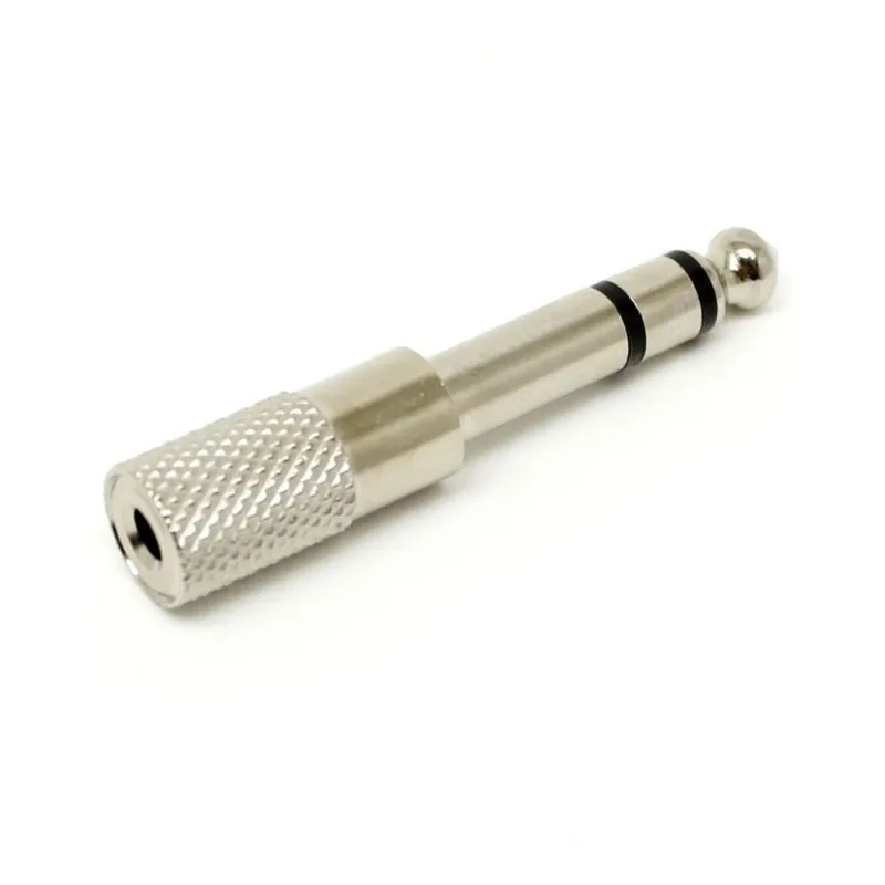 Kit 6 Adaptador Plug P10 Para Jack P2 Stereo Pronta
