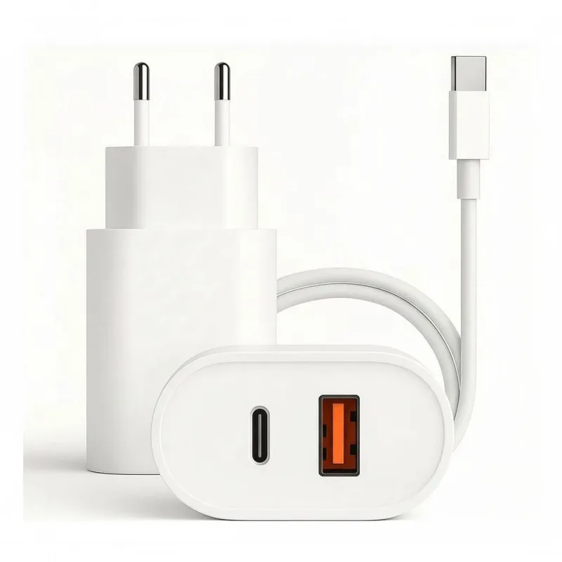 Carregador MDM Rápido 20W Cabo Tipo C e Lightning Branco 3 Unidades - MDM - Celular E Smartphone