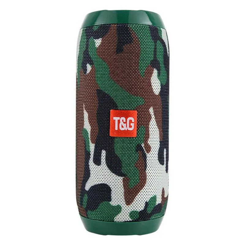 Caixa De Som Bluetooth Portatil Camuflado Tg117 - T&amp;g