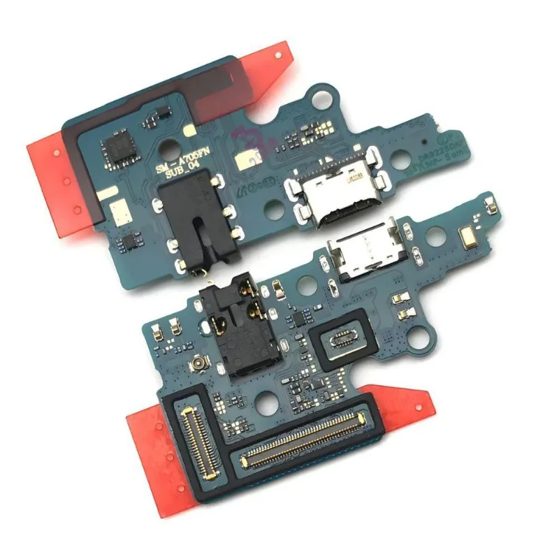 Conector De Carga Flex Com Placa Fullflex A70 A705 Compatível Com Samsung Galaxy A70 A705