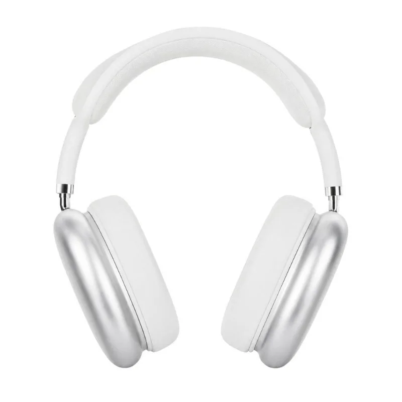 Headphone sem Fio MDM com Som Estéreo Bluetooth Bateria Recarregável Prata