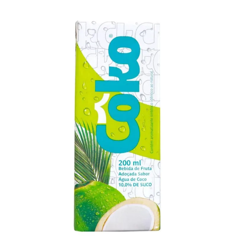 Água De Coco Coko - Tradicional 200Ml - 27 Unidades