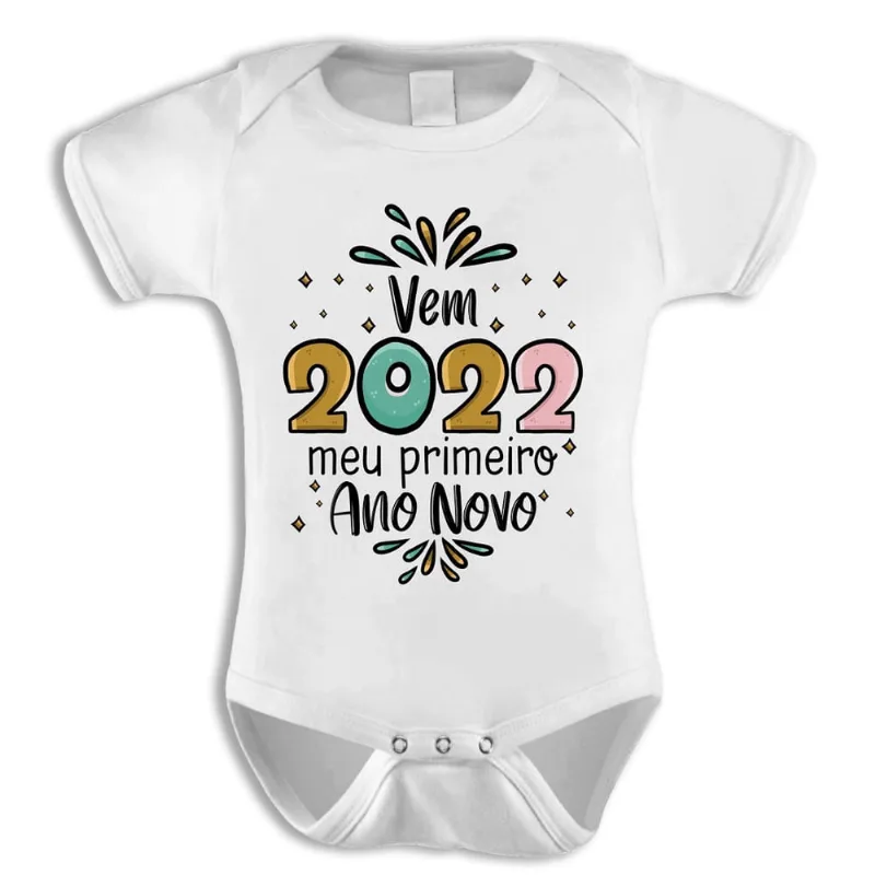 Body Bebê Réveillon vários dias na mamadeira réveillon