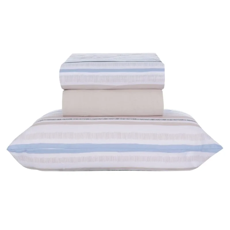 Jogo de Lençol Cama Box Solteiro Kit 3 Peças Com Elástico Sonhare Sultan Cancun
