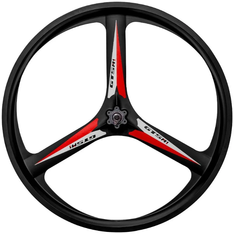 Par De Rodas Magnésio Aro 26 Navigate Fat Bike 3 Raios Verme