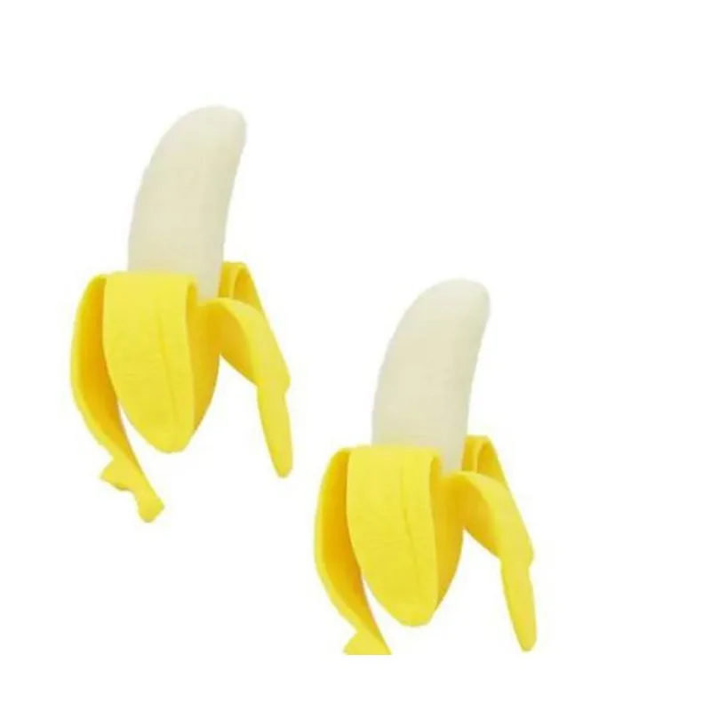 Squishy Macio De Apertar Brinquedo De Mão Igual Banana 4un