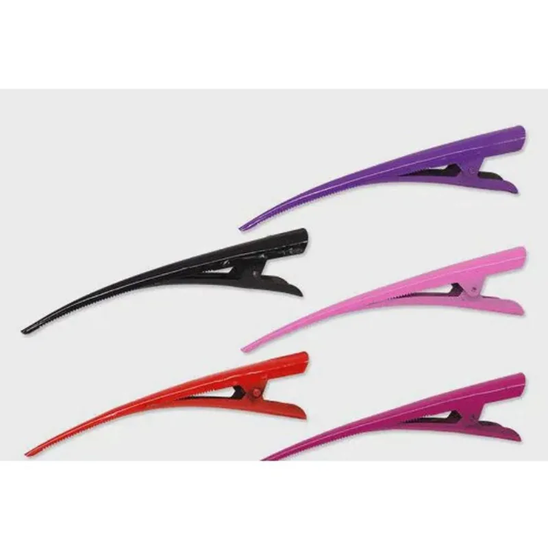 Bico de Pato para Cabelos 12cm colorido- Pacotes com 12 unidades
