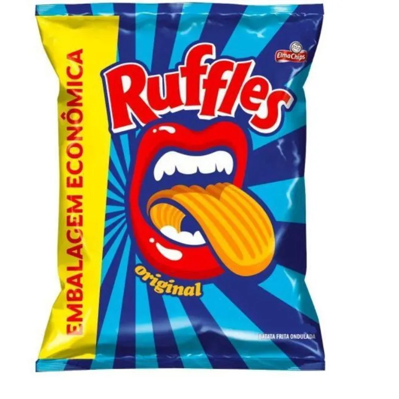 Salgadinhos Mini Ruffles 17G Elma Chips Biscoitos-35Un
