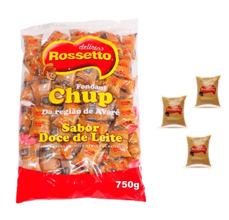 Pacote Doce De Leite Fondant Chup Rossetto 750g - Não Informado - Mercearia