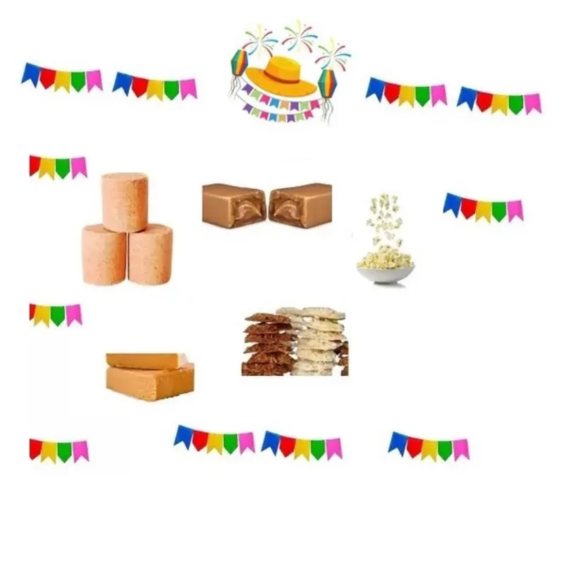 Kit Doces Sortido Festa Junina São João 180 unidades nº40
