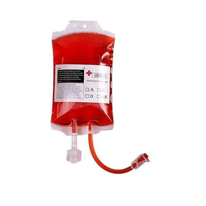 Bolsa De Sangue Falsa Para Colocar Bebidas Festa Halloween