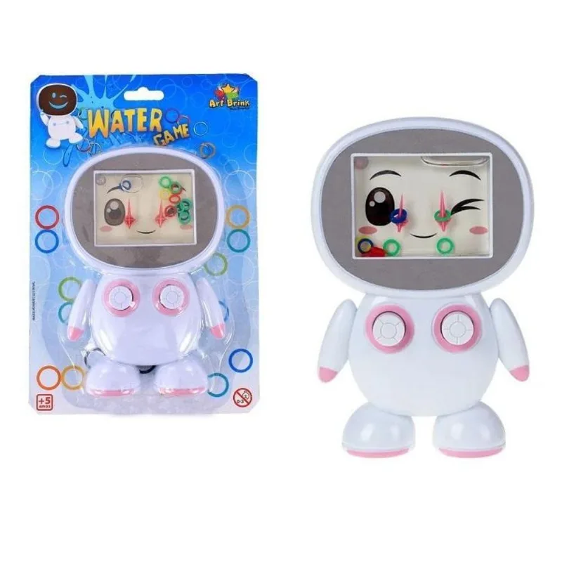 Aquapay Robo Rosa Menina Game Agua De Argolas 14 Cm