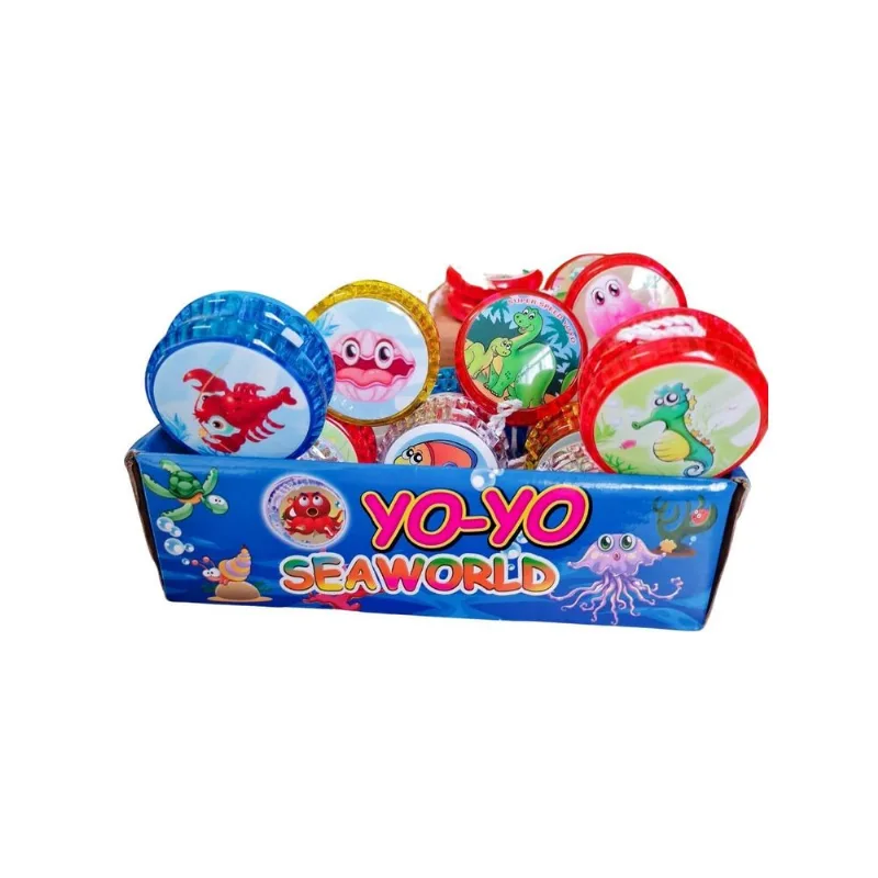 Brinquedo Ioiô Yoyo Bichos Com Luz De Led Infantil