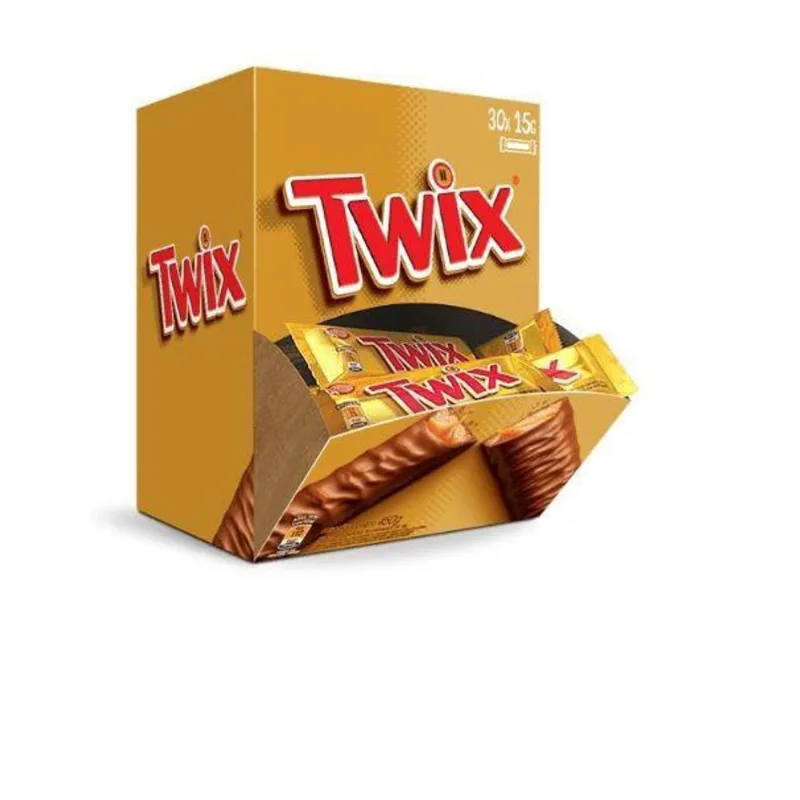 Chocolate Barrinha Twix 15G Caixa C/30 Unidades -Mars