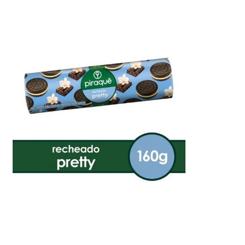 Bolacha Biscoito recheado Pretty Piraquê - 40un total