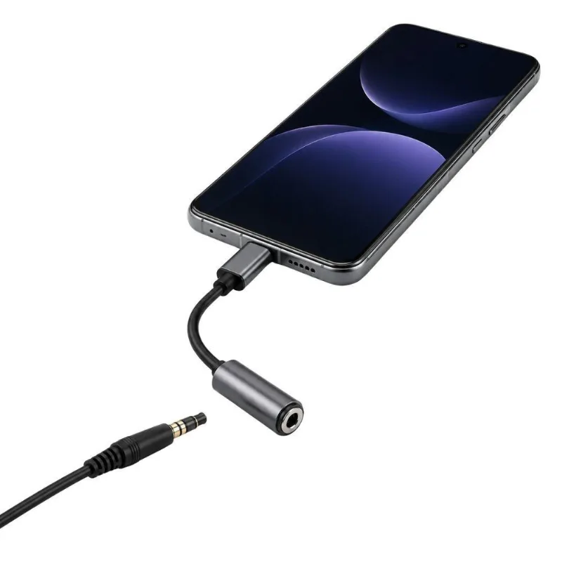Conversor Tipo C Para P2 3,5mm Mdm Conversor Tipo C P2 10cm Áudio Para Dispositivos Compatíveis