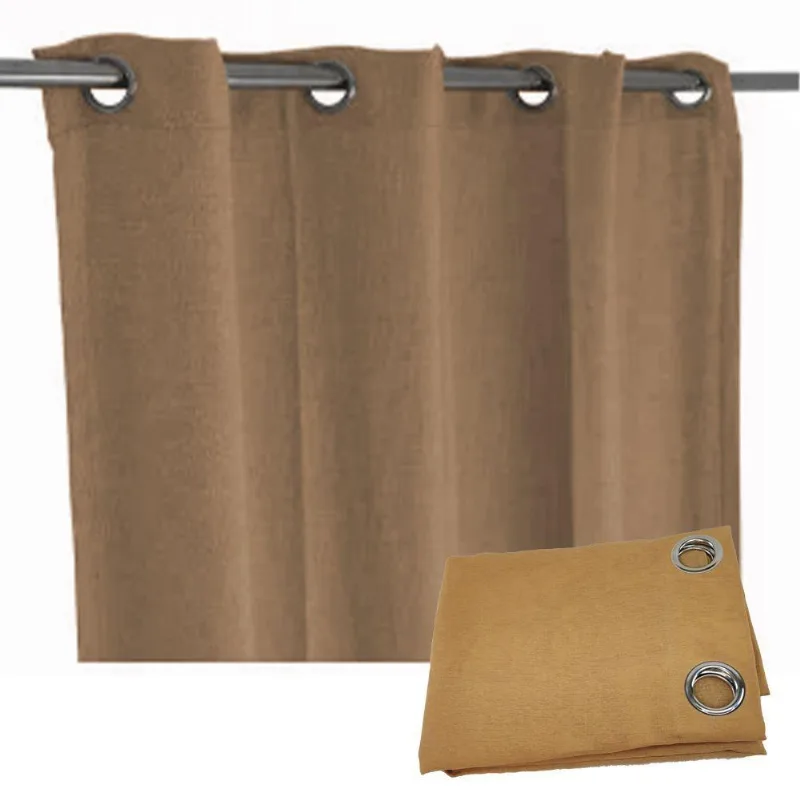 Cortina Dupla Camada Casa Janela 1.40x2.60m 8 Furos 1 Folha