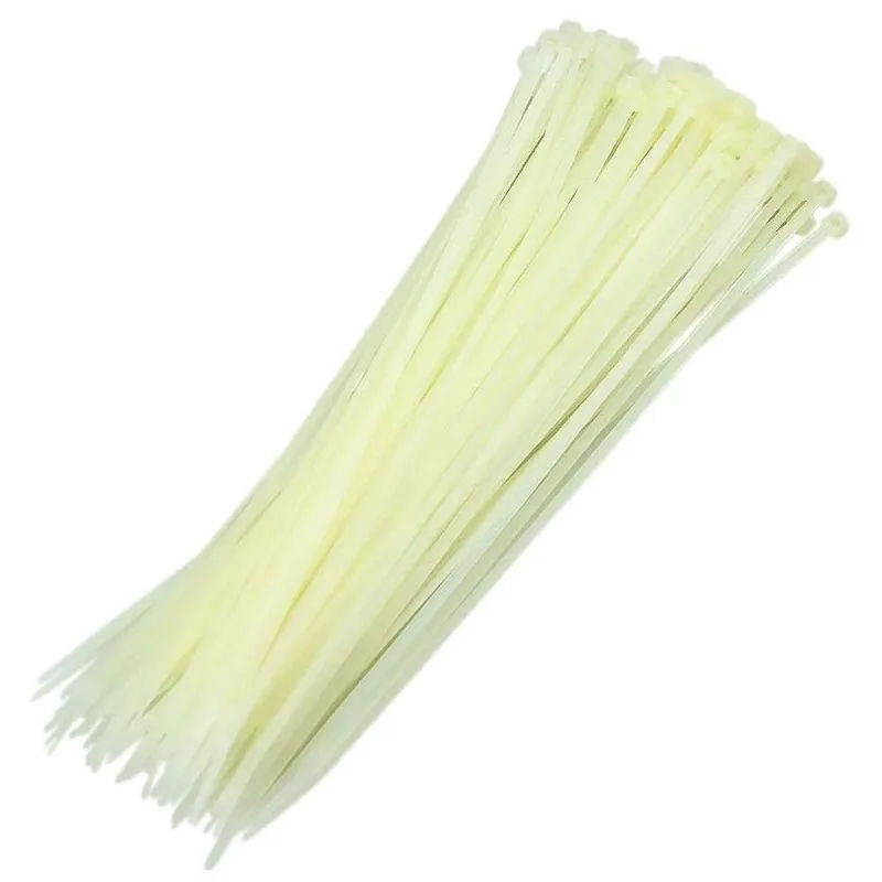 Abraçadeira De Nylon 380Mm X 4.8Mm Branco 50 Uni