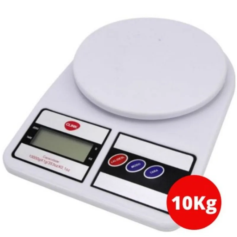 Balanca de Cozinha Digital Alta Precisao 10Kg Fitness - LOJINHA DO IGO - Utilidades Domesticas