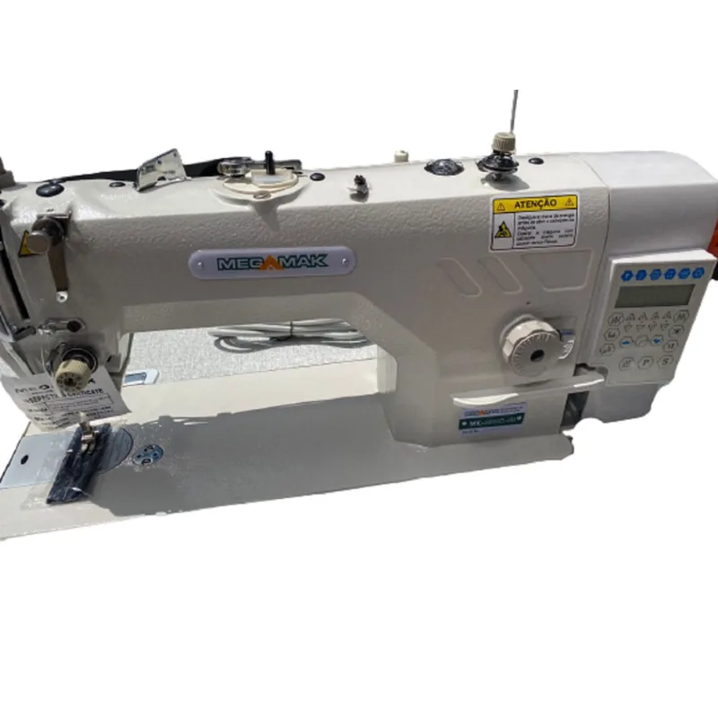 Máquina de Costura Industrial Reta Eletrônica c/ Corte -220V