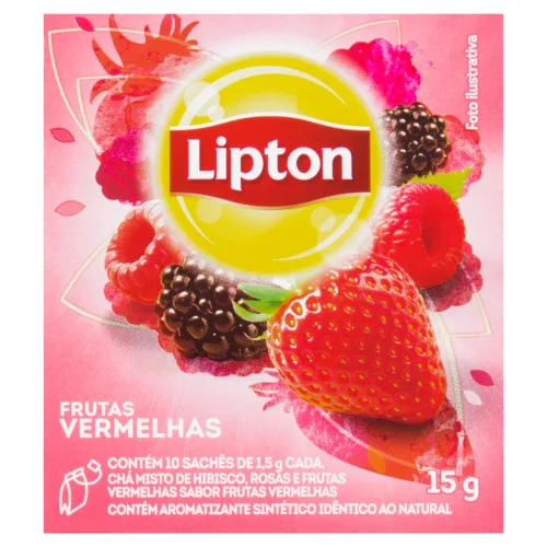 Cha Lipton 15g Frutas Vermelhas - LIPTON - Mercearia