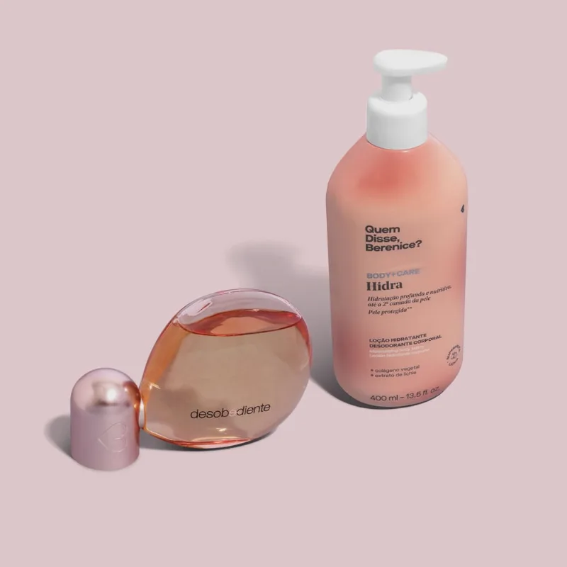 Combo Hidrata e Perfuma: Loção Hidratante Desodorante Corporal 400ml + Desobediente Eau de Parfum 100ml