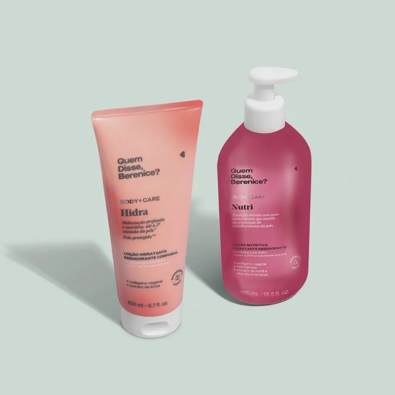 Combo Ultra Hidratação: Loção Hidratante Desodorante Corporal Nutri 400ml + Loção Hidratante Desodorante Corporal Hidra 200ml