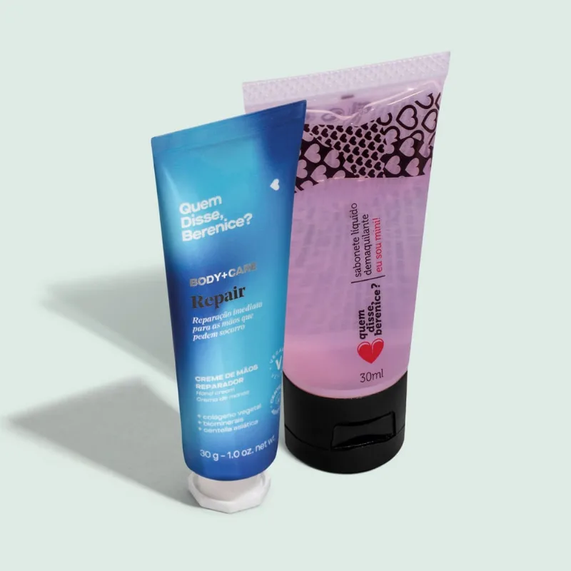 Combo Mini Sabonete Demaquilante 30ml + Creme de Mãos Repair 30g