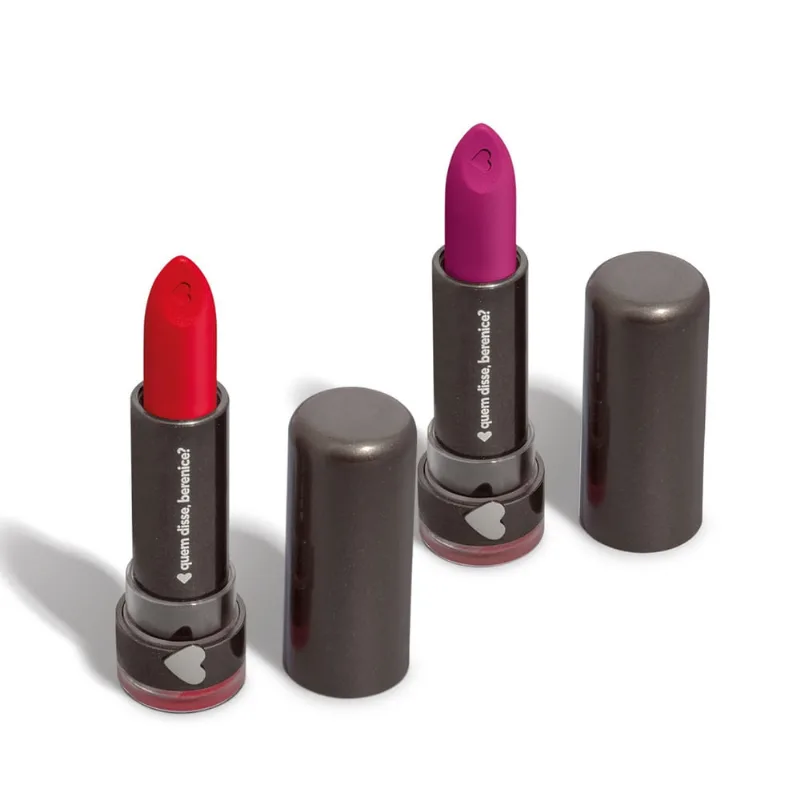 Combo Batons Hidratantes: Rosa Magentex 3,8g + Vermelho Framboesita 3,8g