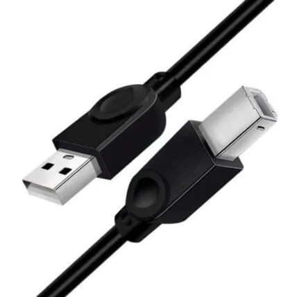 Cabo De Impressora Usb 2.0 Am+bm Com 3 Metros