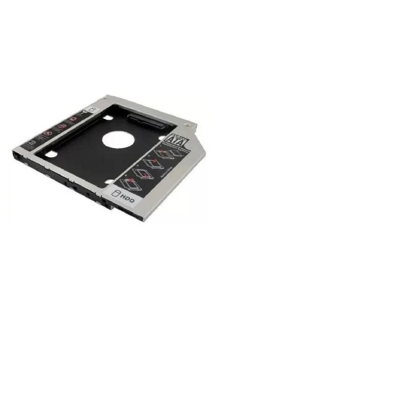 Adaptador Caddy Dvd Para Segundo Hd Ou Ssd 2.5 Sata 9.5mm