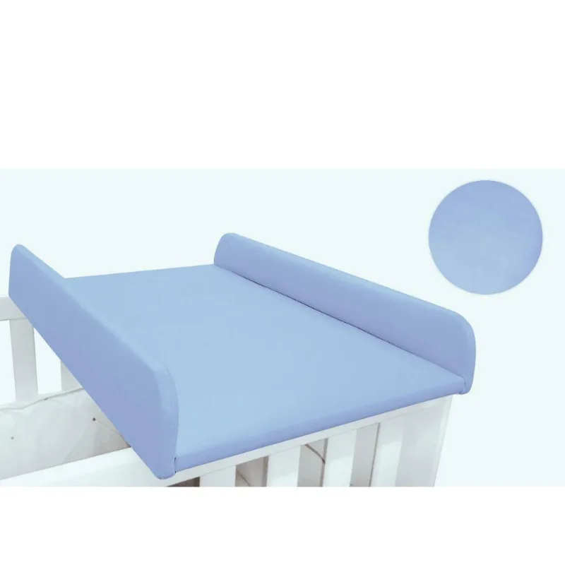 Trocador Portátil Para Berço Em Corino Azul Phoenix Baby