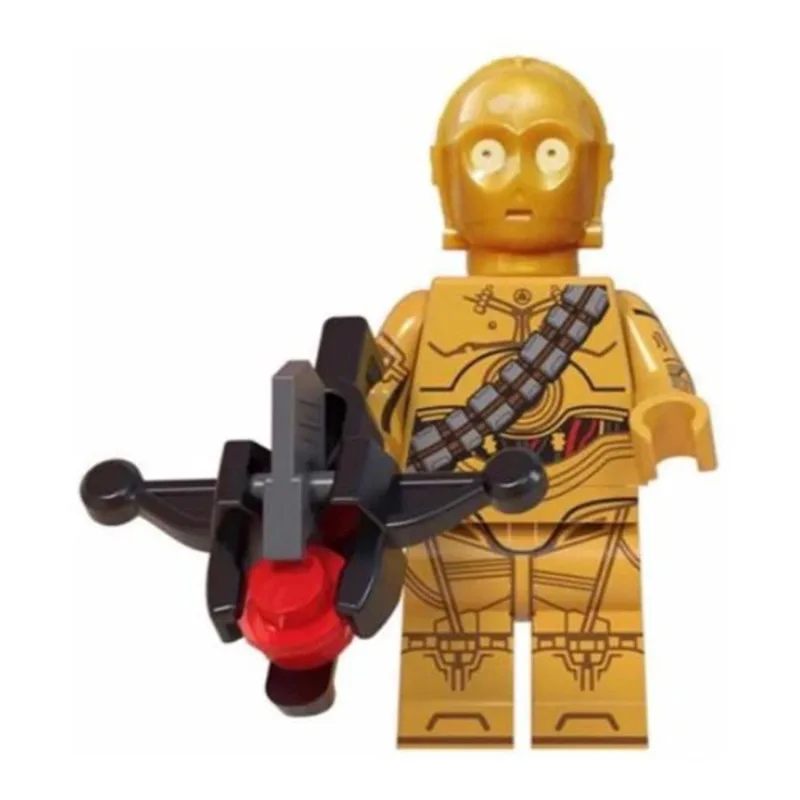 Boneco C3Po Blocos De Montar Star Wars