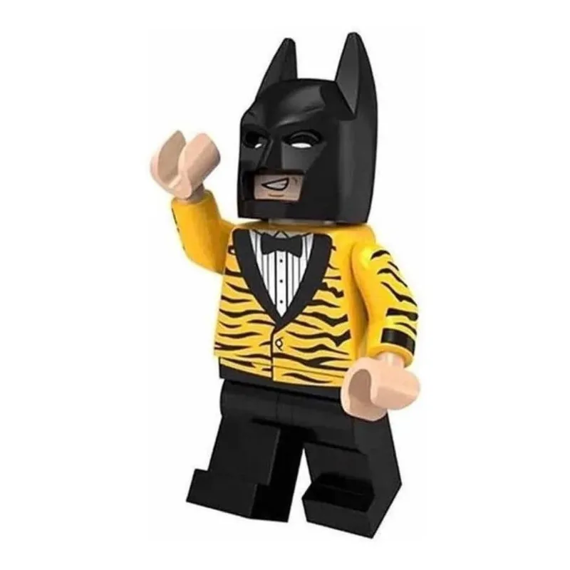 Boneco Blocos De Montar Batman Traje Tigre