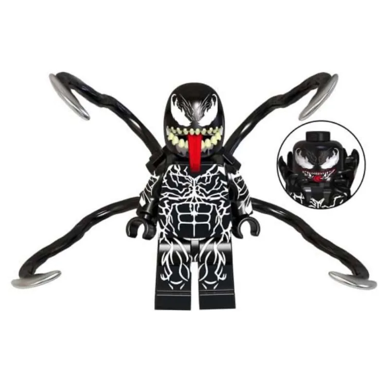 Boneco Blocos De Montar Venom Symbiot
