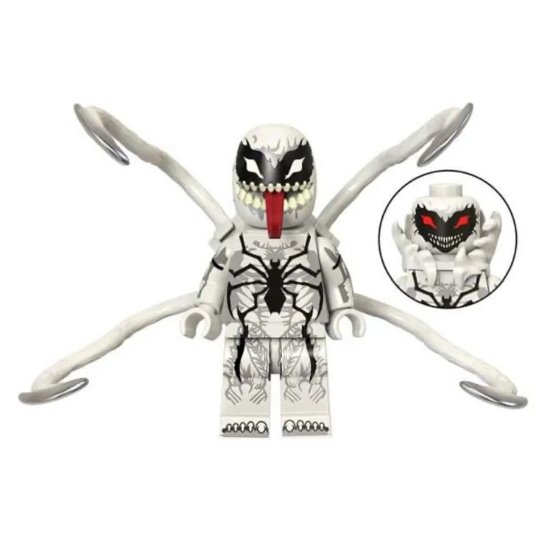 Boneco Blocos De Montar Anti Venom Symbiot
