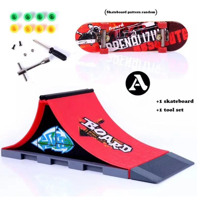 Kit Rampa Deck Radical Skate Dedo Fingerboard Graffiti A