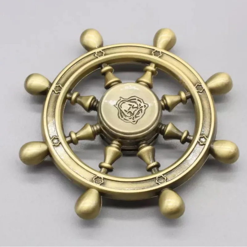 Hand Spinner Anti Estresse Metal Náutico 6cm Bronze