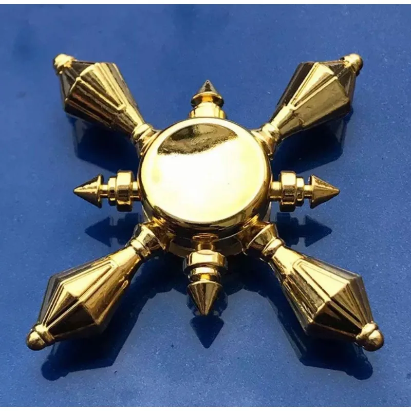 Hand Spinner Aço Dourado 6,0cm - Brinquedo Coordenação