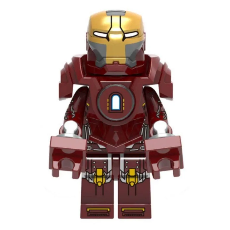 Boneco Blocos De Montar Homem De Ferro Armadura Mark Mk35