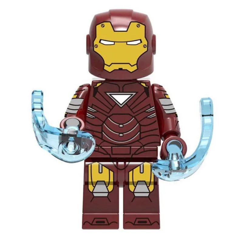 Boneco Blocos De Montar Homem De Ferro Armadura Mark Mk6